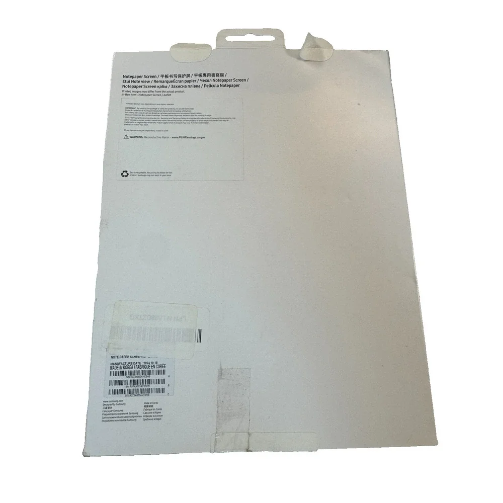 Samsung Notepaper Screen Galaxy Tab S9 S9 5G Official Screen Cover